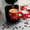 City to Cottage® Cerámica en Rojo y Blanco | Diseño de Lunares | Hecha y Pintada a Mano | Cerámica Esmaltada 2oz/60ml | Set de 4 Tazas de Café Espresso | Regalo