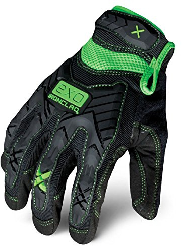 Ironclad mens IRONCLAD Work Gloves Impact Protection Gloves, Black, X-Large Pack of 1 US