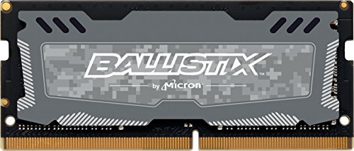 Crucial Ballistix Sport LT BLS8G4S240FSD 2400 MHz, DDR4, DRAM, Laptop Gaming Memory, 8GB, CL16 (Grey)