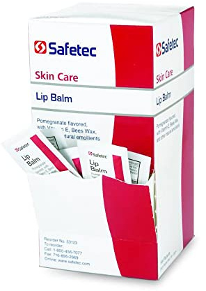 Safetec Lip Balm 0.5 Gram Individual Packet 53123, 144 Ct