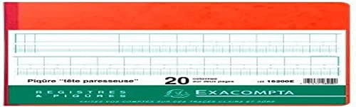 EXACOMPTA Gesch‰ftsbuch mit Kopfleiste, 20 Spalten VE = 1