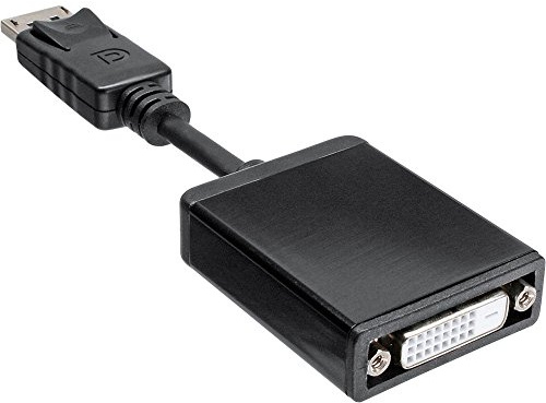 InLine DisplayPort Adapterkabel, DisplayPort Stecker auf DVI-D 24+1 Buchse schwarz, 0,15m