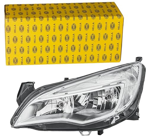 HELLA 1EG 010 011-311 Scheinwerfer - Opel Astra J (P10) - chrom - ECE | Kompatibel mit: OPEL ASTRA J, ASTRA J Caravan