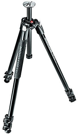 Manfrotto 290 Xtra - Trípode de 3 secciones, Aluminio