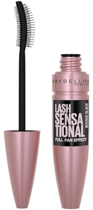 Maybelline New York Mascara für Volumen und Definition, Lash Sensational, Intense Black, 9,5 ml
