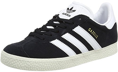 adidas Gazelle C, Unisex-Kinder Fitnessschuhe, Schwarz (Negbas/Ftwbla/Dormet 000), 30 EU