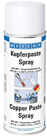 WEICON Kopparpasta spray 400 ml skydds-, separations- och smörjmedel för höga temperaturer