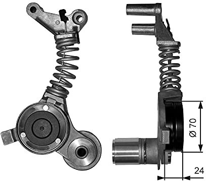 GATES T38406 Smorzatore vibrazioni Cinghia Poly-V