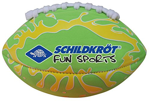 Schildkröt Mini pallone da football americano in neoprene | Misura 2 (16 × 10 cm) | Superficie in tessuto antiscivolo | Per bambini e giochi d'acqua