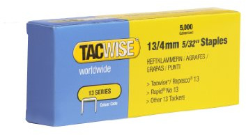 Tacwise 0232 Typ 13/4 mm Galvaniserad Fintrådsklammer, 5000 Pack