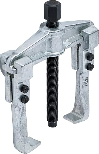 BGS 7780 | Parallel-Abzieher, Feingewinde, 2-armig | 40-95 mm | Für Innen- und Außenabzug | Spindellänge 150 mm | Spanntiefe 100 mm | Hakenfußtiefe 12,5 mm | geschmiedet