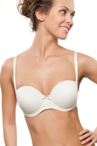 Chantelle Basic Invisible - Schalen-BH m. abnehm. Trägern, Elfenbein (), 70A