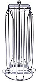 Distributeur Porte Capsules pour 20 capsules Dolce Gusto - 4 Colonnes Inox - Pivotant