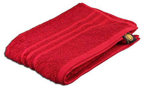 Gözze - Elegantes Duschtuch, Sylt, 100% Baumwolle, Dichtes Grundgewebe (440 g/m²), 70 x 140 cm - Bordeaux