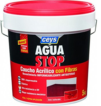 AGUASTOP CAUCHO FIBRAS TERRACOTA 5KG