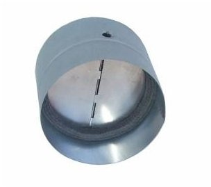 Verbinder mit Rückschlagklappe Vents Lüftungsrohr KOM 100 (100mm)