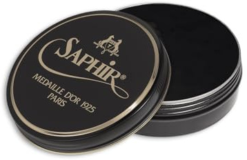 Saphir Medaille D'Or Pate de Luxe Wax Polish 100ml (Black (01))