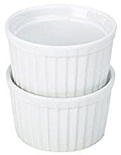 Genware NEV-RAM9-W Stacking Ramekin, 9 cm, White (Pack of 12)