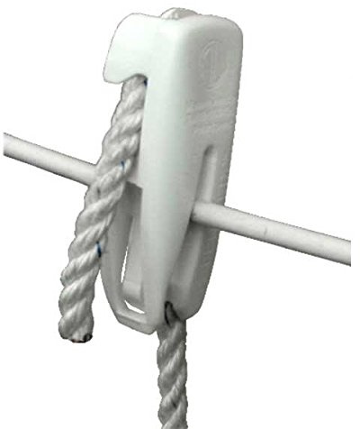 UltraGlozz Unisex – Erwachsene UltraGlozz Fend Fix Fenderhalter f r Relingdraht 2 pack, Weiß, Einheitsgröße EU