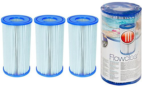 Générique 3 Cartouches de Filtration Bestway pour Filtre Piscine - Bestway Type III