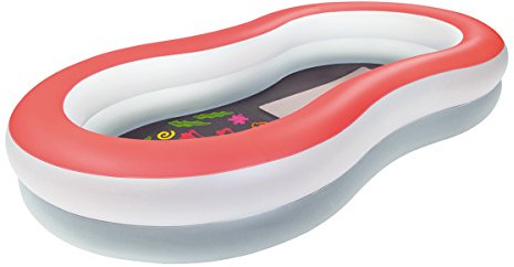 Bestway 54136 Planschbecken Doodle Glow, 280 x 157 x 46 cm
