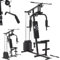 ArtSport Kraftstation ProfiGym 2000 mit Latzug- & Butterflystange, Seilzug & Beinstrecker - 9 Gewichte mit 40kg - Multistation Krafttraining Zuhause