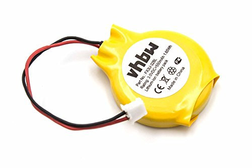 vhbw batteria bios compatibile con Mitsubishi MELSEC FX3U, FX3N, FX2N computer notebook (550mAh, 3V, Li-Ion)
