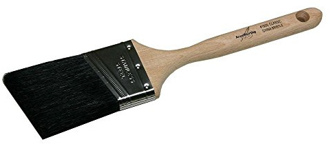 Arroworthy 5022 2-1/2 Tradesman Black China Angular Brush, 2.5