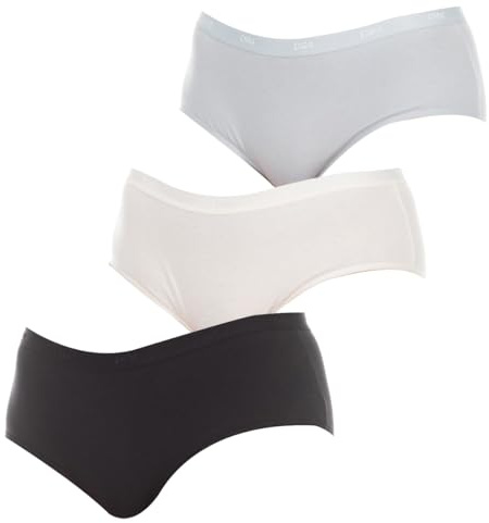 Dim Boxer Femme x3 | Les Pockets Ecodim Toucher Doux | Coton Stretch | Finitions Extra Plates | Confort Quotidien | Multicolore