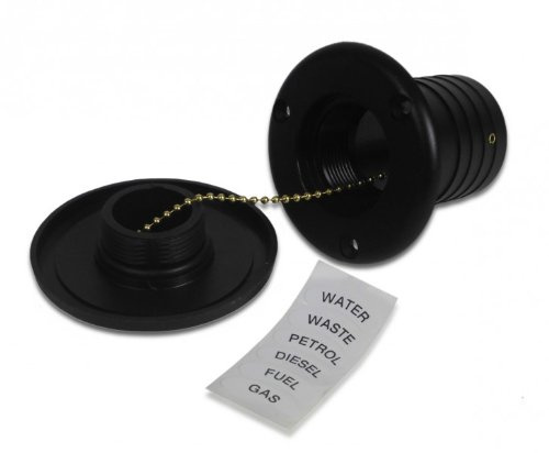 Boote & Yachten Kantschuster Universal Tankeinfüllstutzen GFK 50 mm für Benzin, Abwasser und Wasser