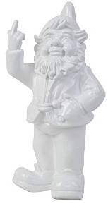 Naughty Coloured Polyresin Garden Gnome Ornament