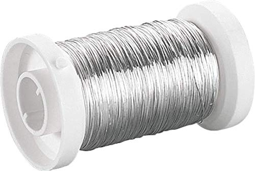 Knorr Prandell 216465714 silvertråd med kopparkärna, diameter 0,25 mm silverpläterad
