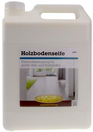 Faxe Holzbodenseife weiß 5 Liter für geölte, gewachste und seifenbehandelte Böden