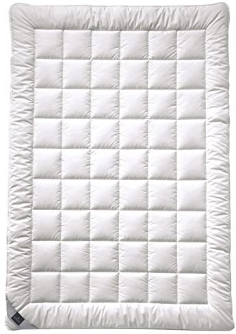 billerbeck Sommer-Bettdecke | Lanadorm | 155 x 200 cm | Naturdecke | Wärmestufe leicht | 100 % Schafschurwolle