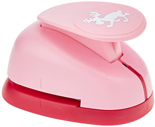 efco 1793099 Stanzer L, Elch Laufend Motivstanzer, Kern: Metall, Pink, 9,5 x 6,5 x 6 cm