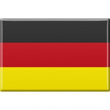 Magnet - Deutschland - Germany - Gr. ca. 8cm x 5,5cm -38938 Länderwappen Flagge