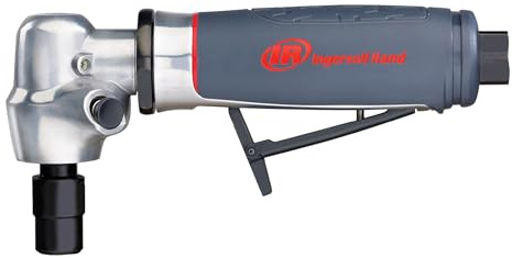 Ingersoll Rand 5102MAX Air Die Grinder – Right Angle, Ergonomic Grip, 0.4 HP and 20,000 RPM Motor, Lightweight Tool, Spindle Lock, Grey