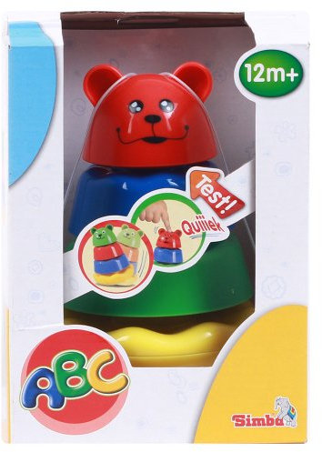 Simba NB-226557-0295 -Baby ABC Tierpyramide, ab 12 Monate
