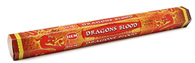 HEM Lot de 20 bâtonnets d'encens Sang du dragon