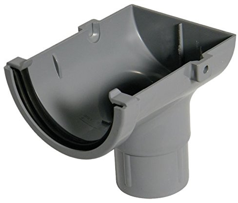 Floplast 76 mm Gris miniflo gouttière pour jardin, porche, véranda, de construire,, etc. Gamme complète