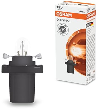 Osram ORIGINAL Sockel Sonderlampe B8.5D, 2721MF, 12V, 1,2W, 10er Faltschachtel, Gelb, gelb