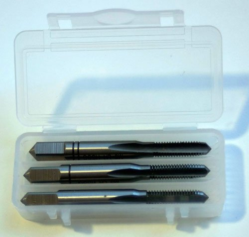 Hand-Gewindebohrer Set Satz (3Stk) M4x0,7 HSS DIN352 Links Linksgewinde NEU & Original