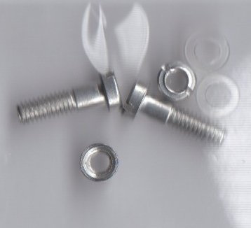 Turntable Headshell Cartridge Stylus Mounting Screws Kit. Universal fits most brands. (9mm)