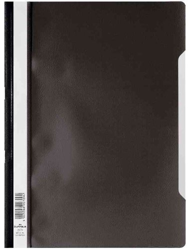 Durable 259301 Sichthefter A4 Standard, PP, 227 x 310 mm, schwarz, Beutal à 10 Stück