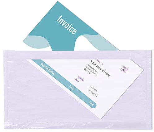 Triplast 100 x DL Plain Document Enclosed Wallet (230 x 110 mm) | Peel & Seal Clear Plastic Envelopes/Sleeves/Pockets/Wallets | Attach Invoices, Packing Lists & Delivery Notes to Parcels