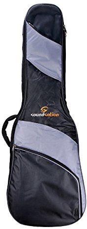 Soundsation PGB EG-5-Custodia per Chitarra Elettrica, Colore Nero/Grigio