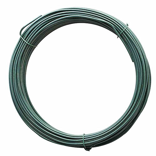 REWWER-TEC Spanndraht PVC 3.4mm/ 55m grün-ummantelt