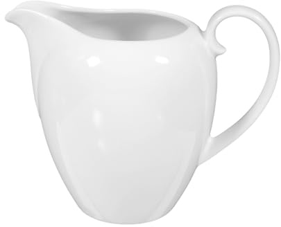 Seltmann 001.216811 Rondo/Liane Porzellan Krug, Rund, Weiß, 0.5L, 15cm Durchmesser, 11.9cm Höhe