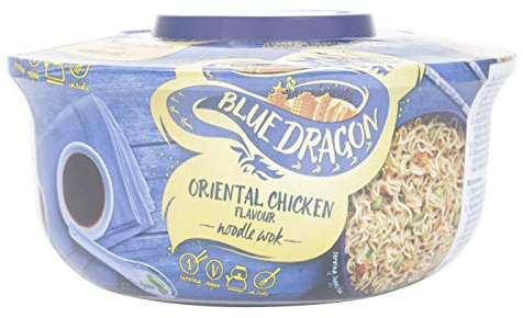 Blue Dragon nouilles Wok Oriental saveur de poulet 6 x 65g