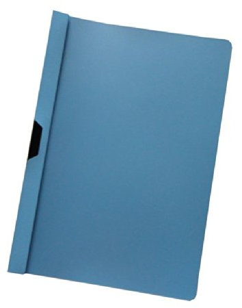100 Cliphefter DIN A4 / Klemmhefter/Bewerbungsmappe/Farbe: hellblau